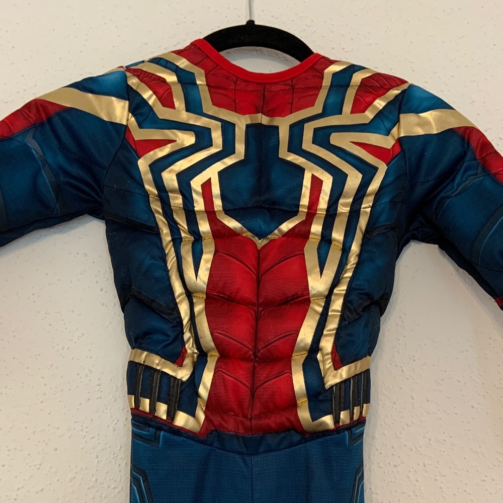 Spider-Man Kids Superhero Costume - Red and Blue size M - Picture 3 of 10